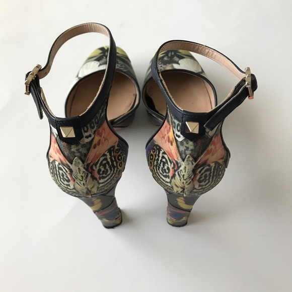Valentino butterfly platform rock stud Heels shoes - Picture 6 of 8